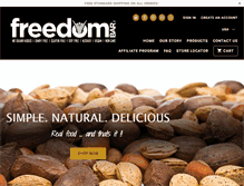 Tablet Screenshot of freedombar.com